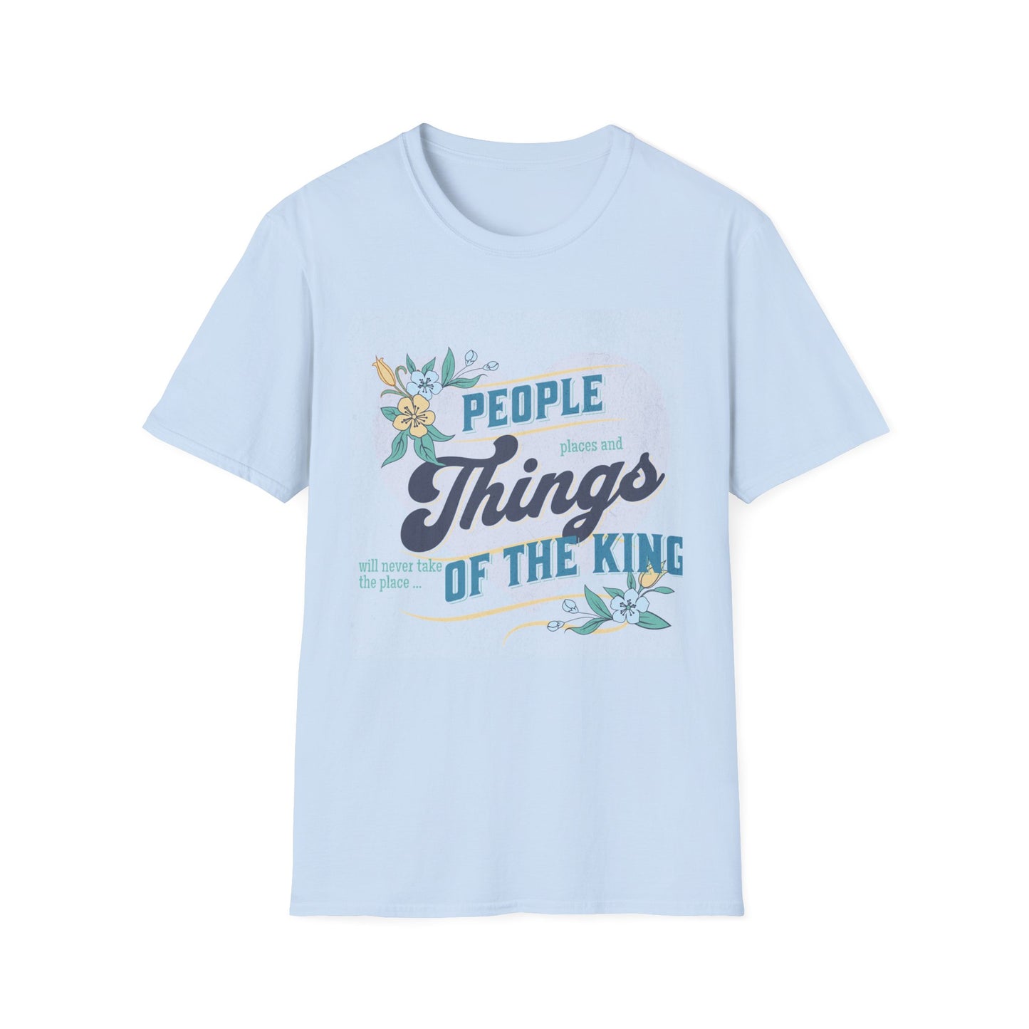 People places and Things Christian Tee, New believer gift , Spiritual Tee, Church Merch