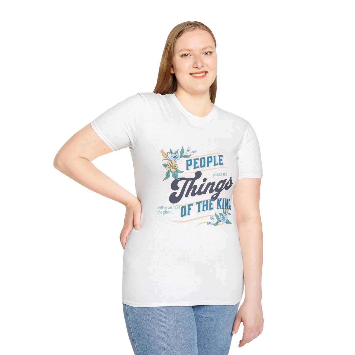 People places and Things Christian Tee, New believer gift , Spiritual Tee, Church Merch