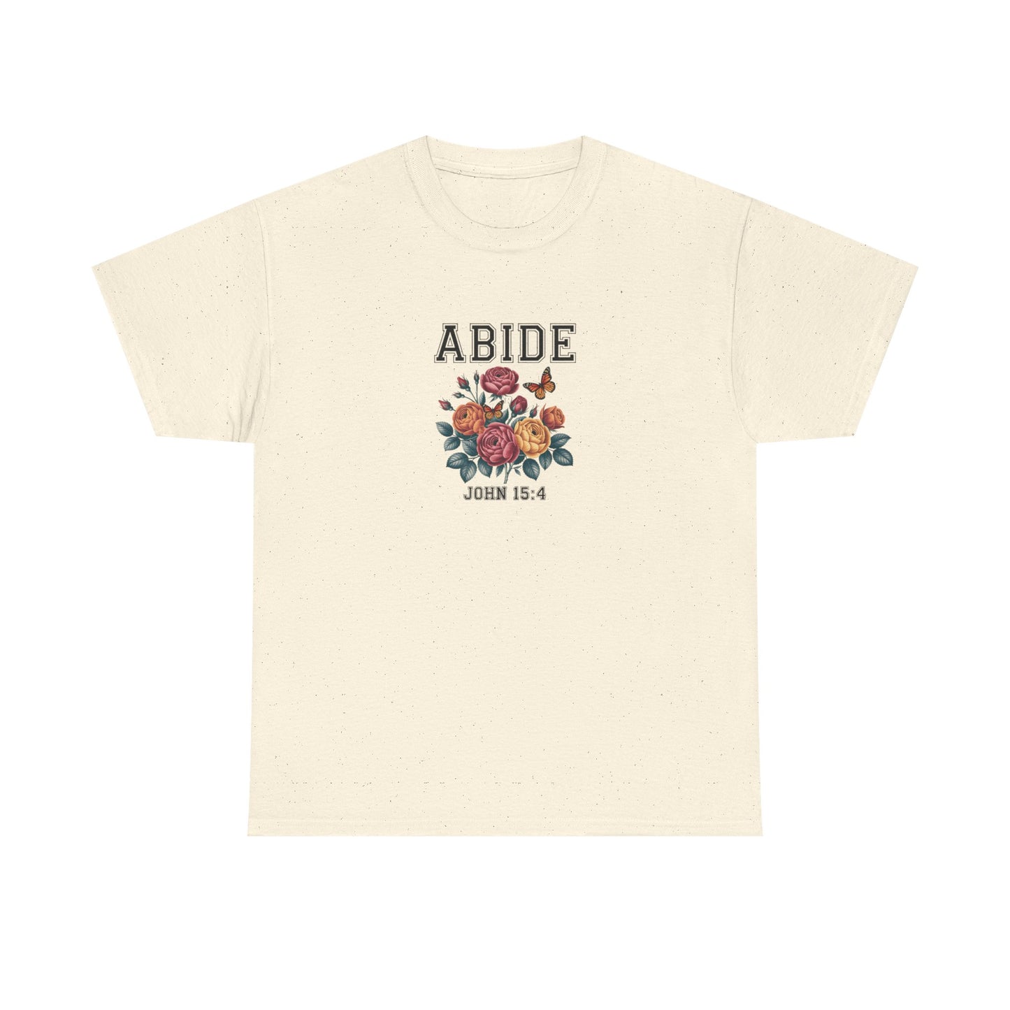 Abide In Him Christian Tee , Inspirational Shirt, New believer  Gift, Casual Church Tee , Faith-Based Tee, Praise T shirt