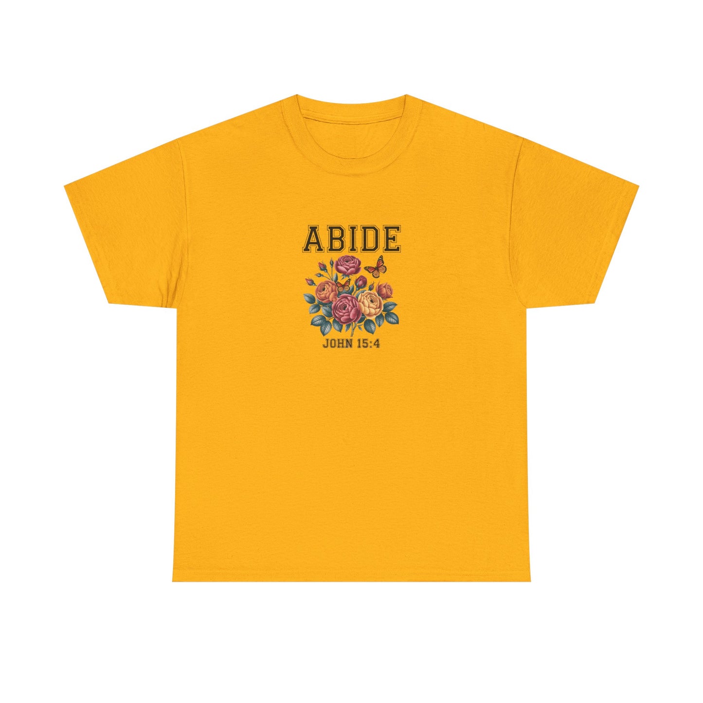 Abide In Him Christian Tee , Inspirational Shirt, New believer  Gift, Casual Church Tee , Faith-Based Tee, Praise T shirt
